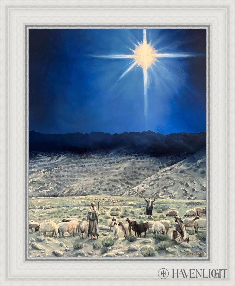 The Shepherds Rejoiced Open Edition Canvas / 18 3/4 X 24 White 1/2 29 Art