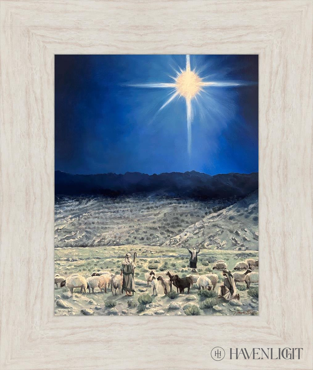 The Shepherds Rejoiced Open Edition Print / 11 X 14 Ivory 16 1/2 19 Art