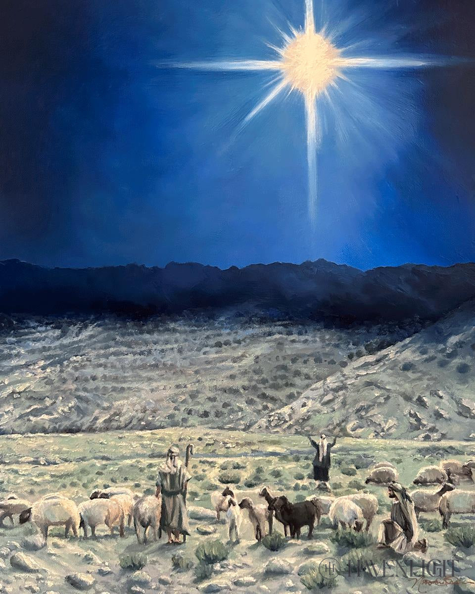 The Shepherds Rejoiced Open Edition Print / 8 X 10 Only Art