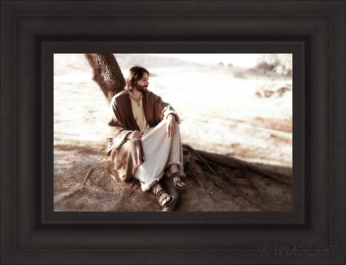 The Solitude Of Christ Open Edition Canvas / 18 X 12 Brown 25 3/4 19 Art