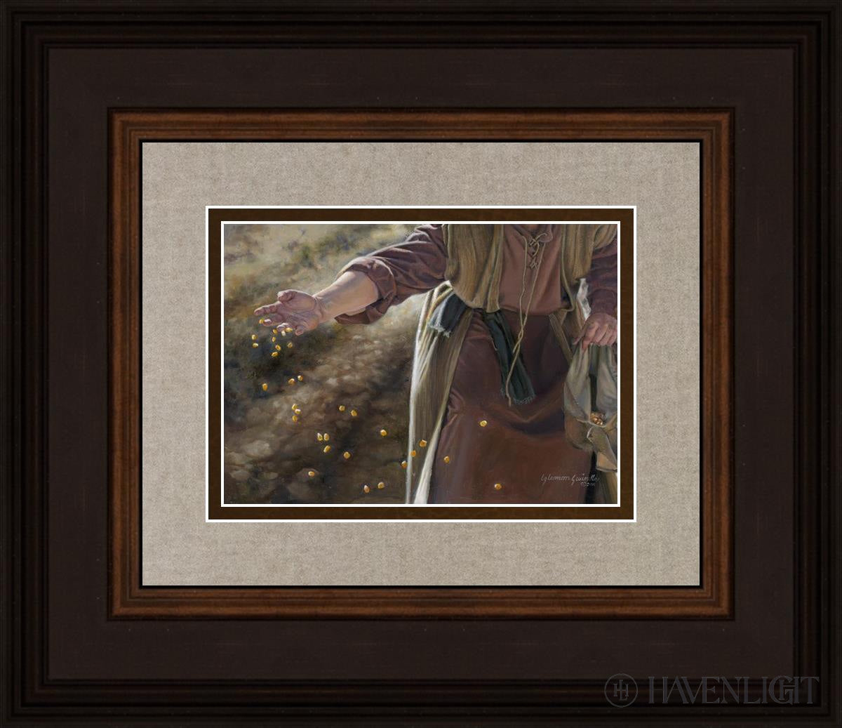 The Sower Open Edition Print / 7 X 5 Brown 14 3/4 12 Art