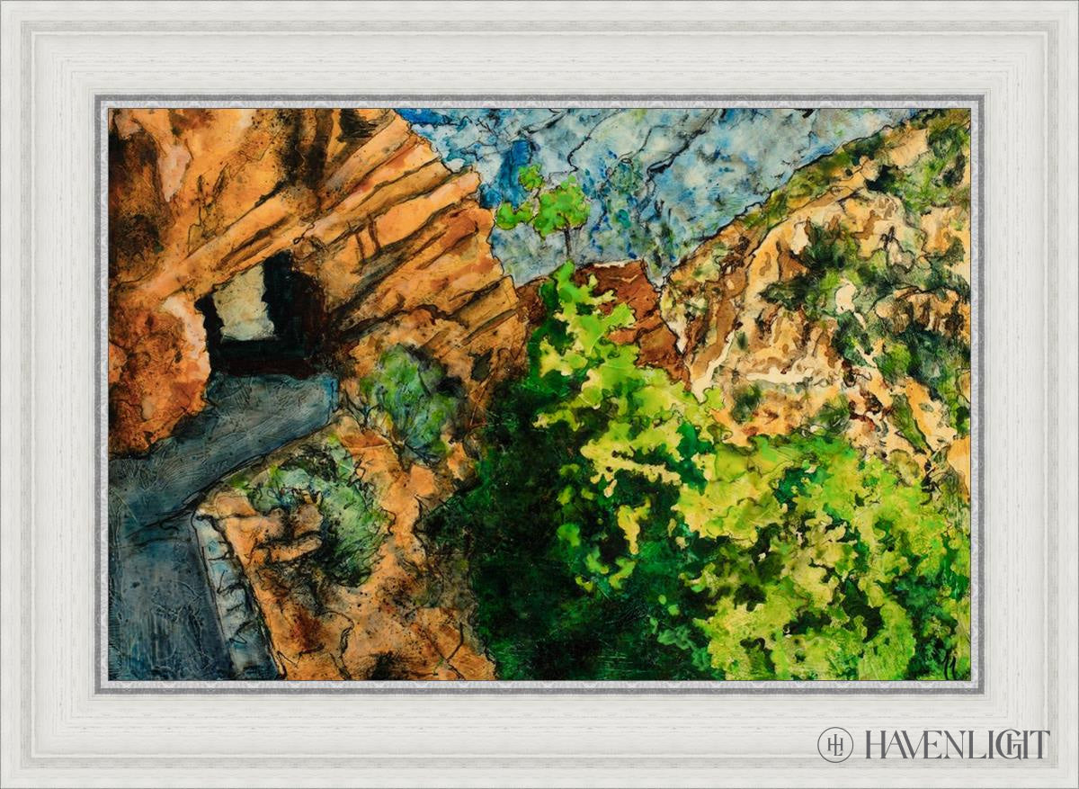 Timpanogos Cave Trail Open Edition Canvas / 24 X 16 White 29 3/4 21 Art