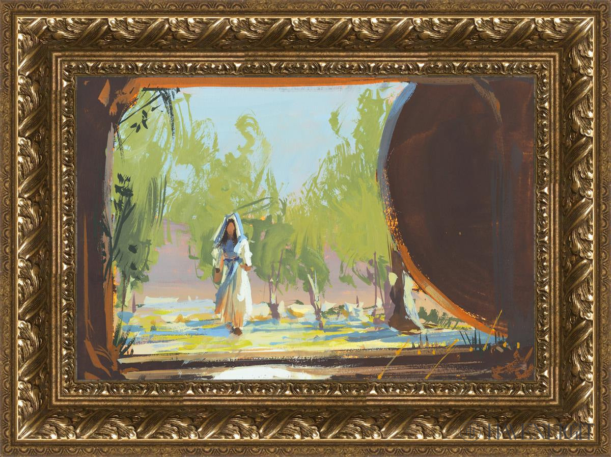 To The Empty Tomb Open Edition Canvas / 18 X 12 Gold 23 3/4 17 Art