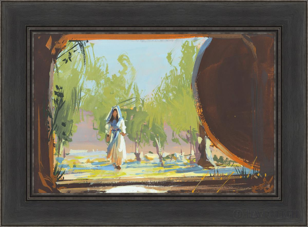 To The Empty Tomb Open Edition Canvas / 24 X 16 Black 30 1/2 22 Art