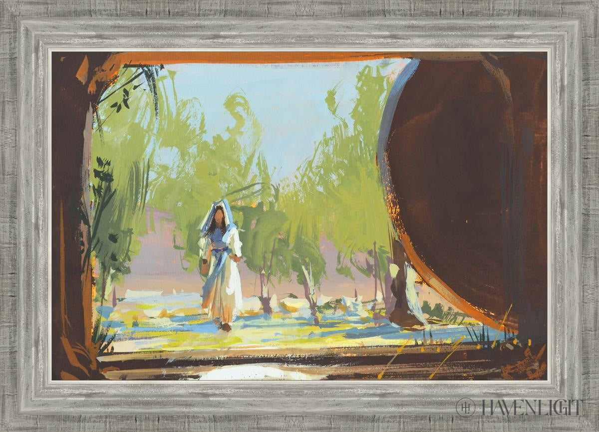 To The Empty Tomb Open Edition Canvas / 24 X 16 Silver 28 3/4 20 Art