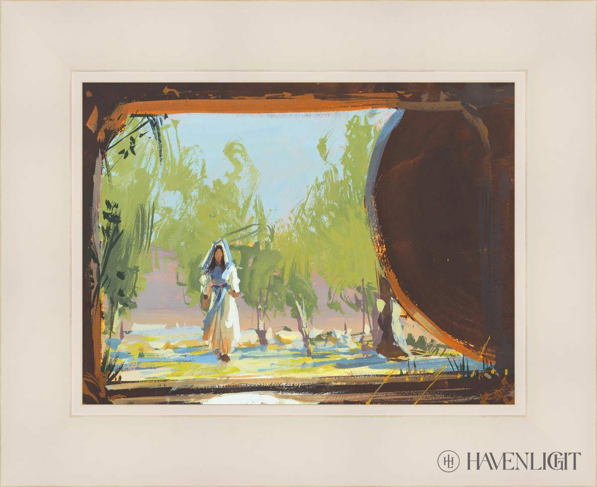 To The Empty Tomb Open Edition Print / 12 X 9 White 16 1/4 13 Art