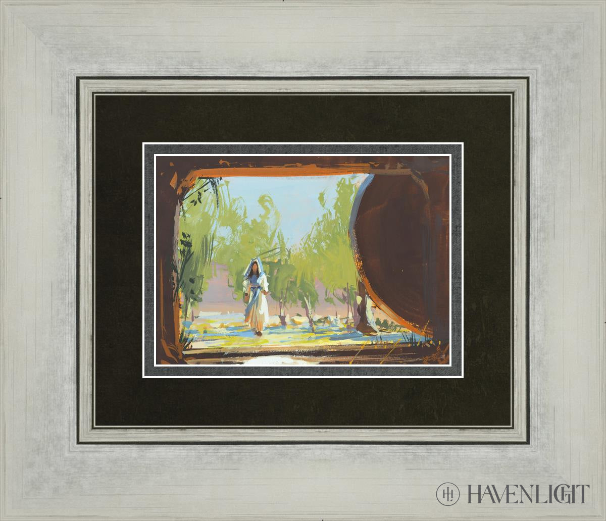 To The Empty Tomb Open Edition Print / 7 X 5 Silver 14 1/4 12 Art