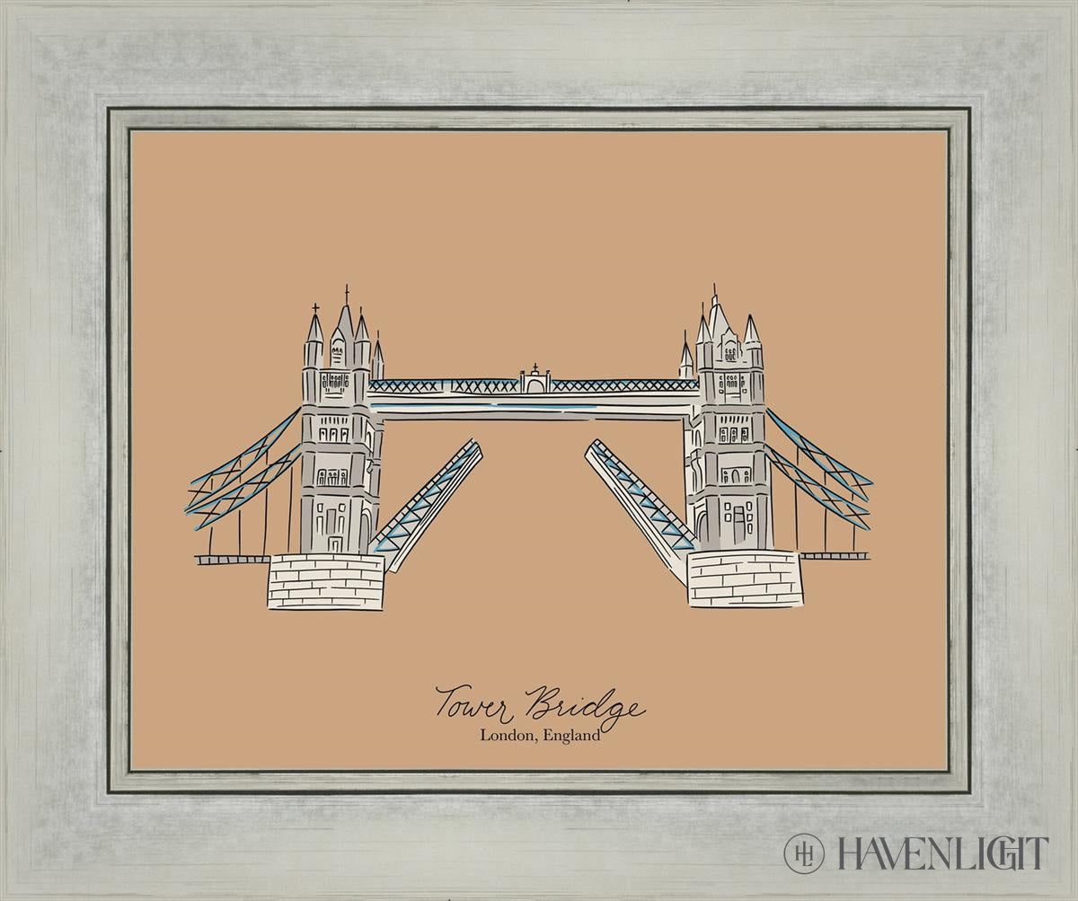 Tower Bridge Open Edition Print / 14 X 11 Silver 18 1/4 15 Art