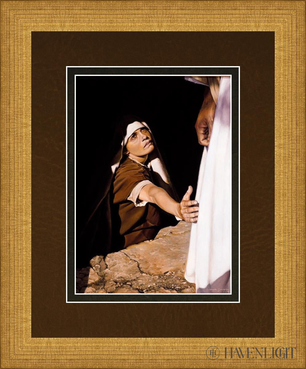 Trust In The Lord Open Edition Print / 5 X 7 Matte Gold 9 3/4 11 Art