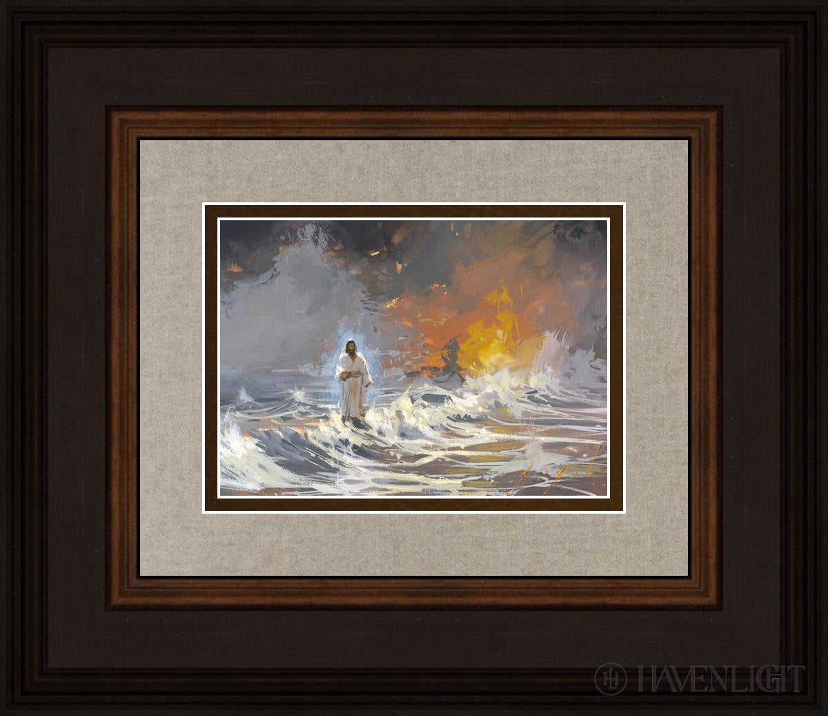 Walking Amongst The Storm Open Edition Print / 7 X 5 Brown 14 3/4 12 Art