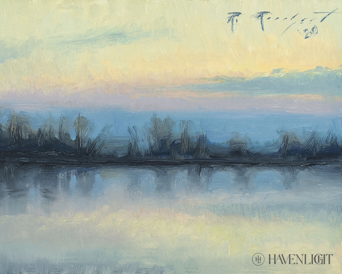 Winter On The Lake Open Edition Print / 10 X 8 Only Art