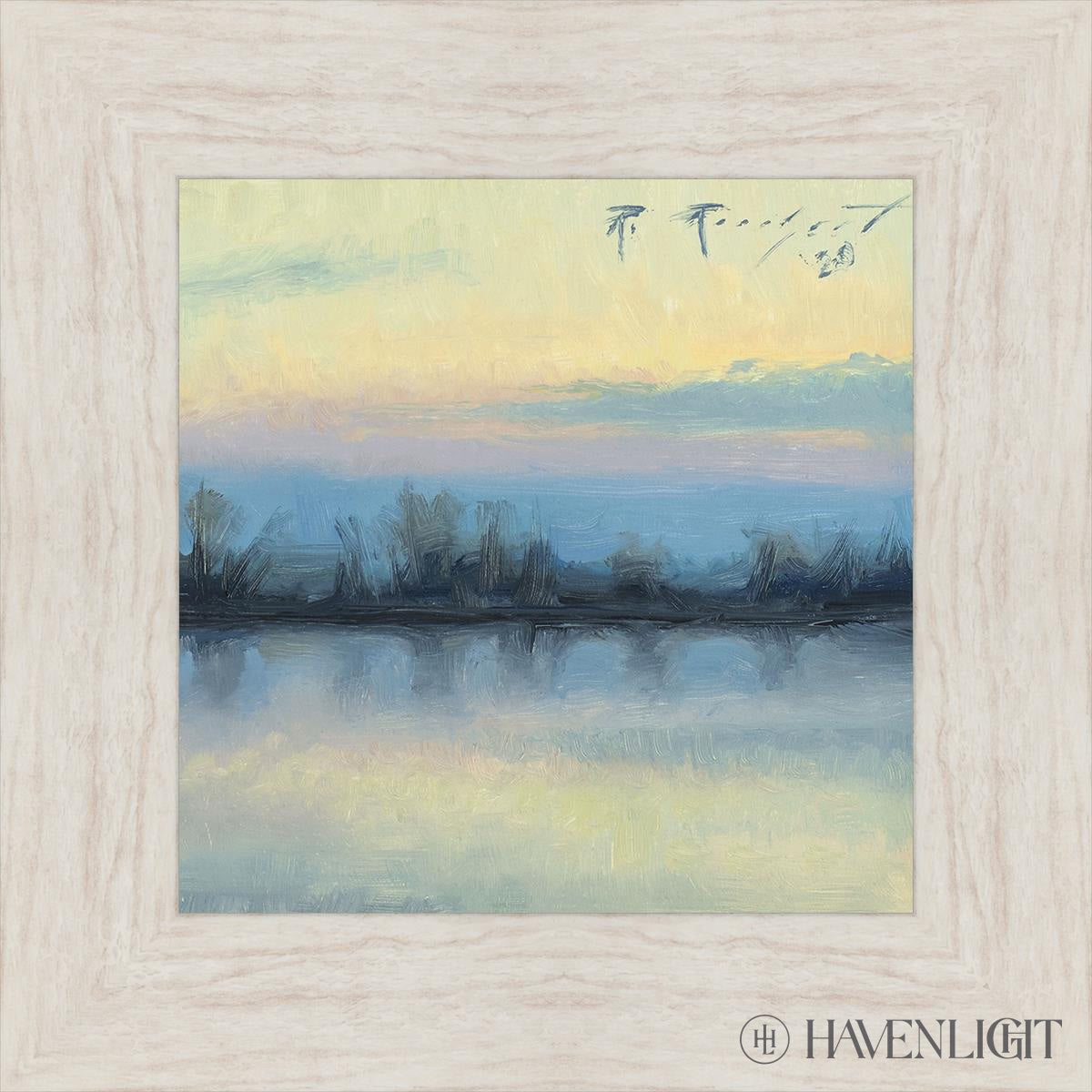 Winter On The Lake Open Edition Print / 12 X Ivory 17 1/2 Art