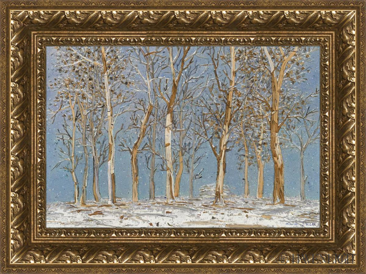 Winter Woods Open Edition Canvas / 18 X 12 Gold 23 3/4 17 Art