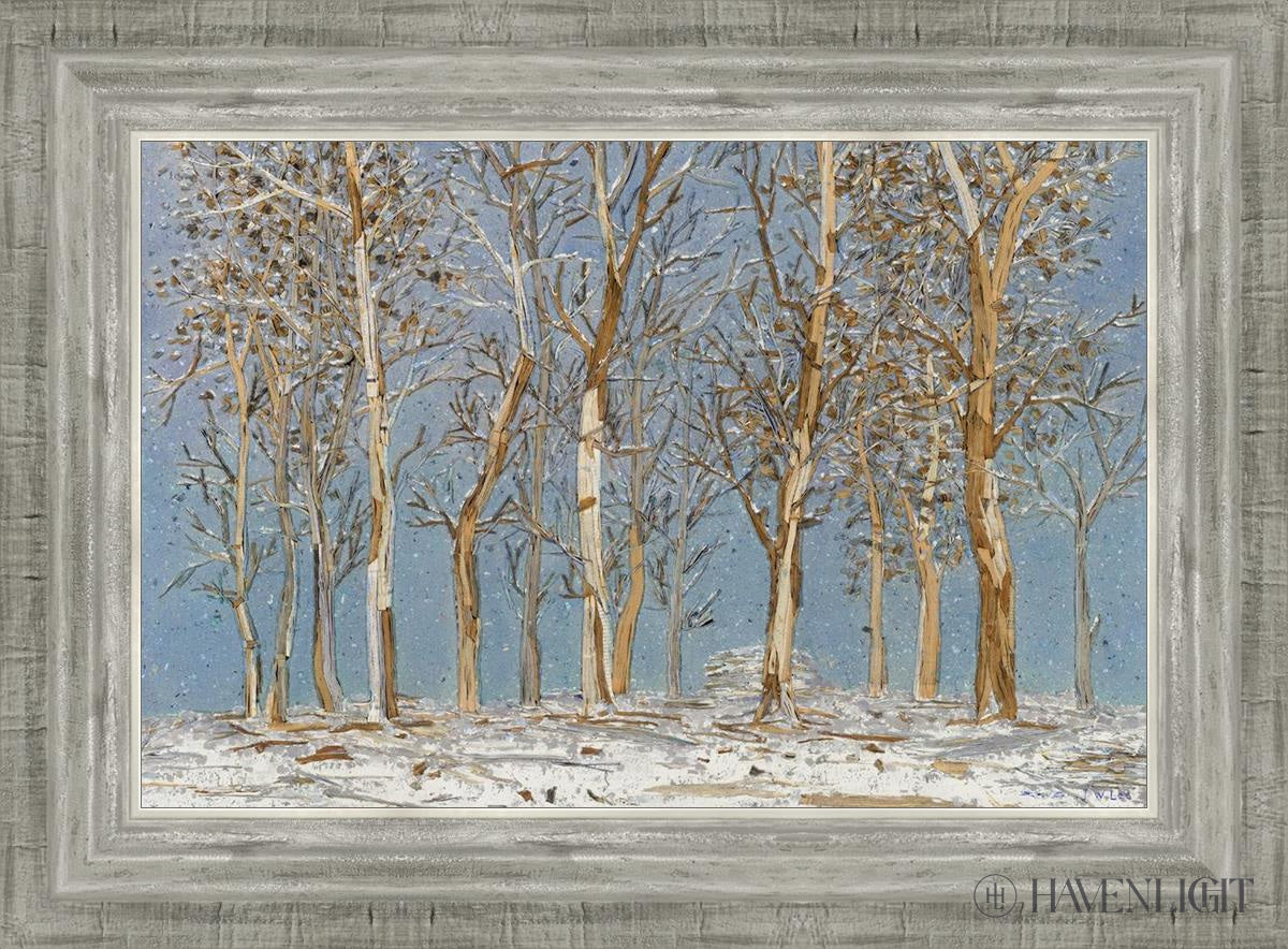 Winter Woods Open Edition Canvas / 18 X 12 Silver 22 3/4 16 Art