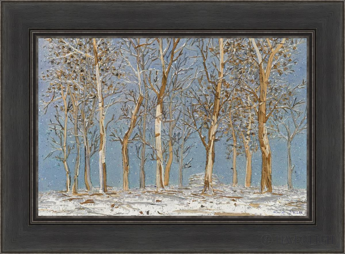Winter Woods Open Edition Canvas / 24 X 16 Black 30 1/2 22 Art