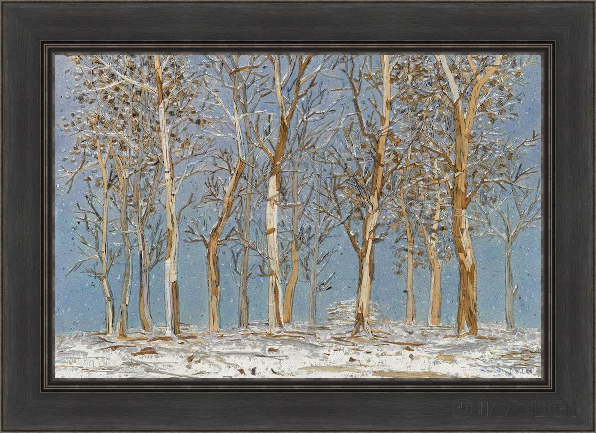Winter Woods Open Edition Canvas / 30 X 20 Black 36 1/2 26 Art
