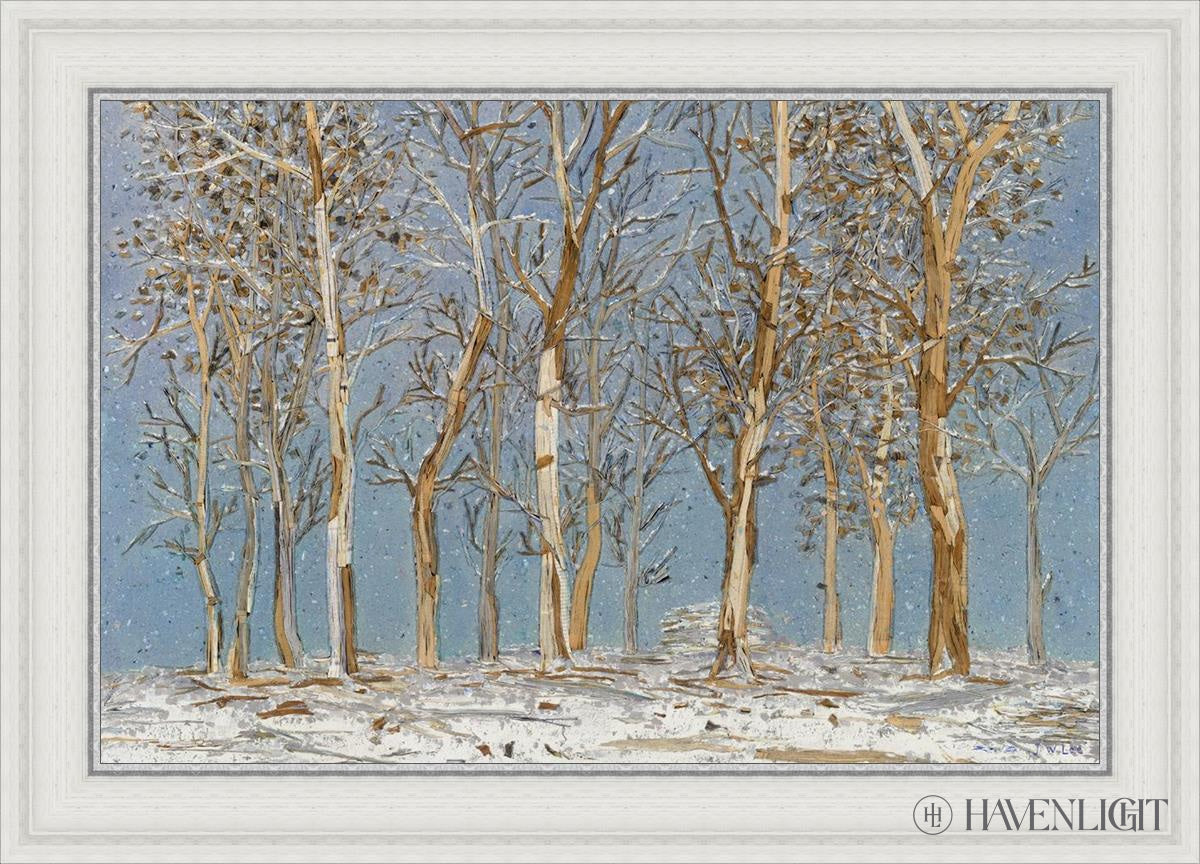 Winter Woods Open Edition Canvas / 30 X 20 White 35 3/4 25 Art