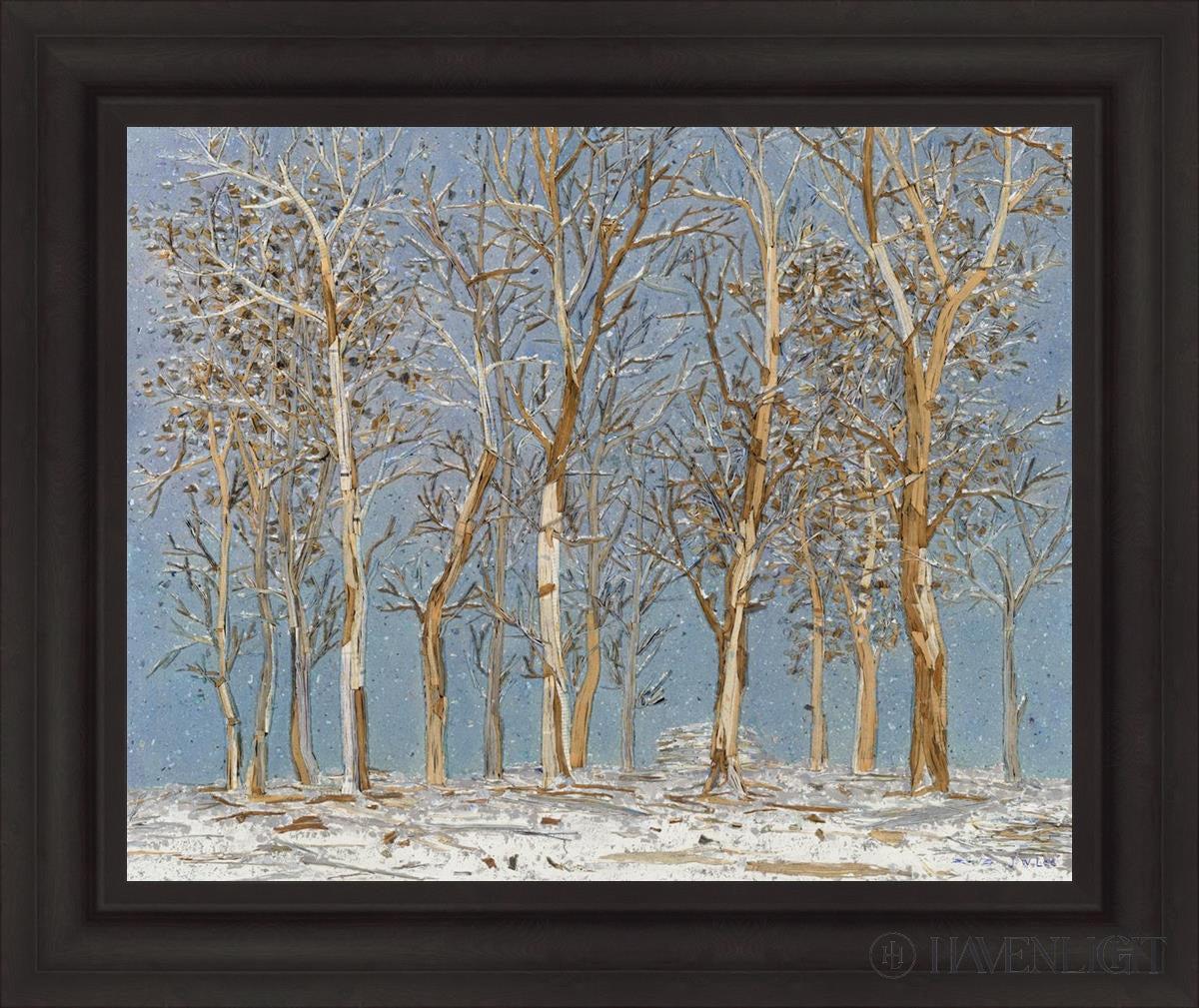 Winter Woods Open Edition Canvas / 30 X 24 Brown 37 3/4 31 Art