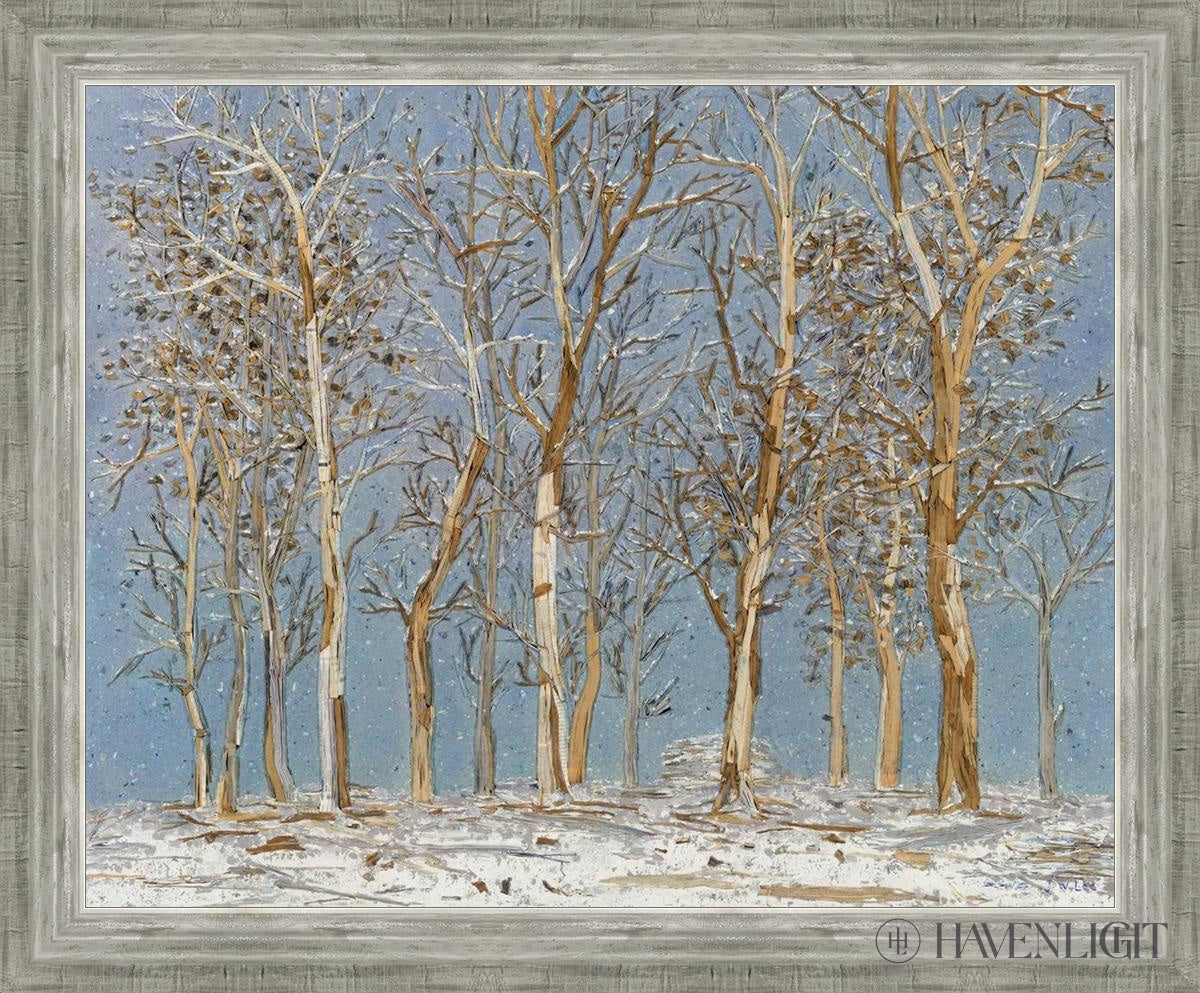 Winter Woods Open Edition Canvas / 30 X 24 Silver 34 3/4 28 Art