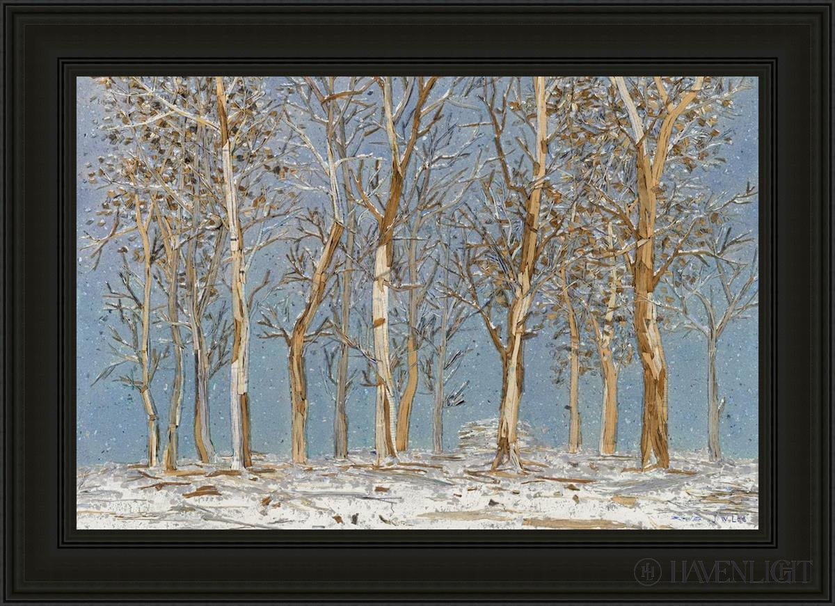 Winter Woods Open Edition Canvas / 36 X 24 Black 43 3/4 31 Art