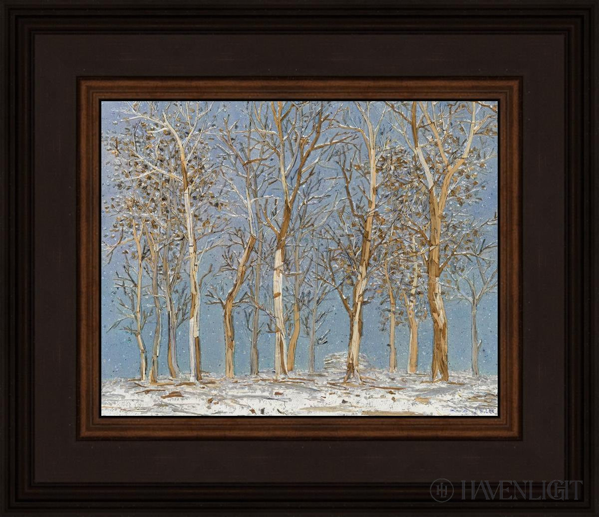 Winter Woods Open Edition Print / 10 X 8 Brown 14 3/4 12 Art