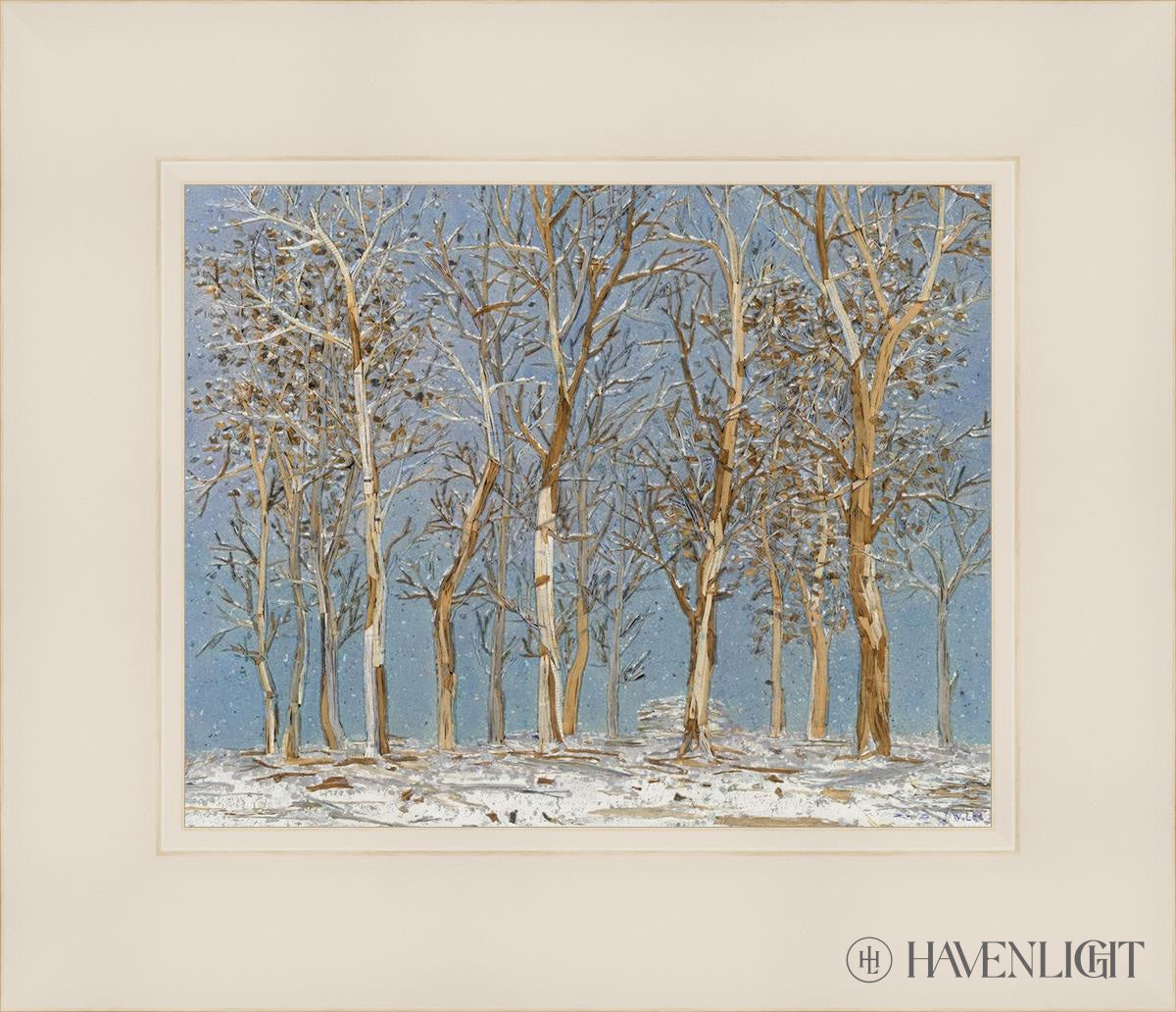 Winter Woods Open Edition Print / 10 X 8 White 14 1/4 12 Art