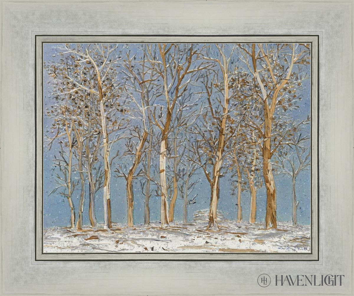 Winter Woods Open Edition Print / 14 X 11 Silver 18 1/4 15 Art