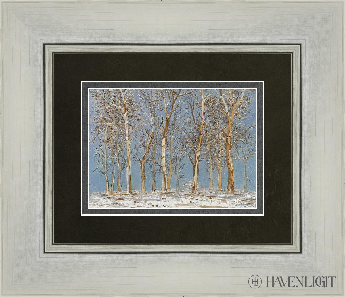 Winter Woods Open Edition Print / 7 X 5 Silver 14 1/4 12 Art