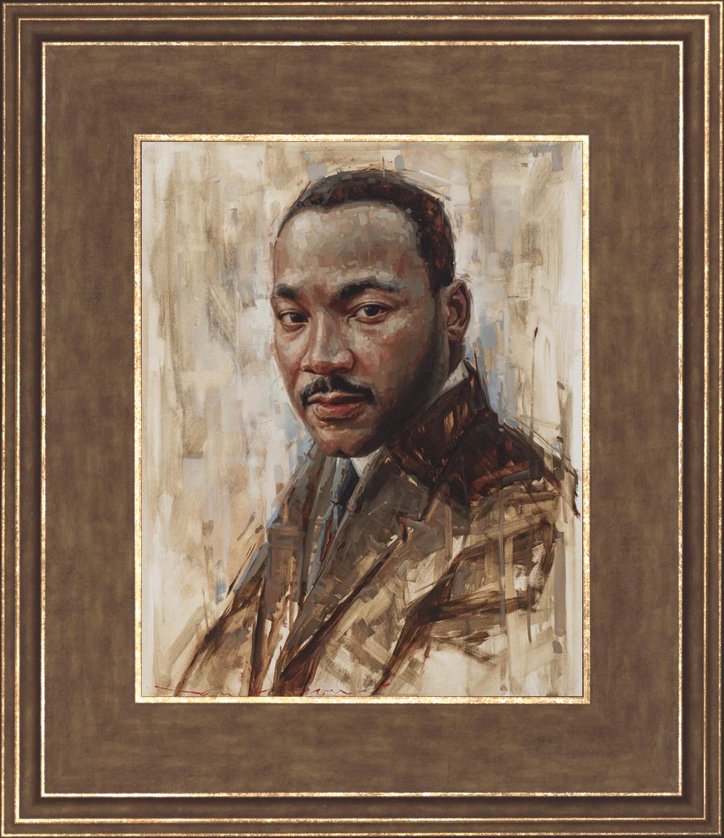 Painting of Martin Luther King by Dan Wilson –