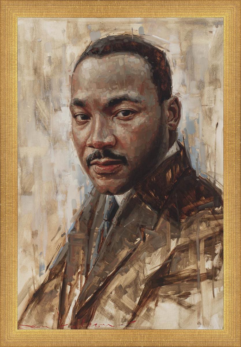 Painting of Martin Luther King by Dan Wilson –