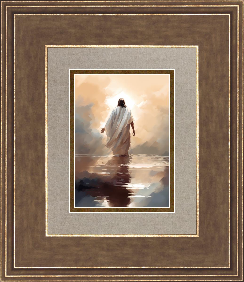 Peace Be Still By Gabriel Heaton Jesus Christ Wearing A White Robe ...