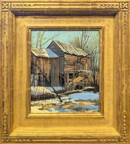 Old Winter Mill Original Artwork