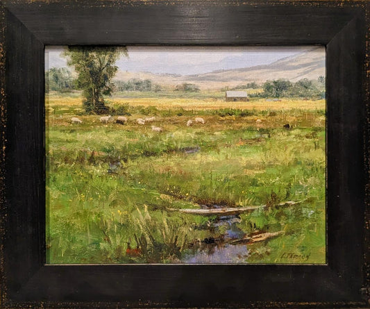 One Lane Footbridge Original Artwork