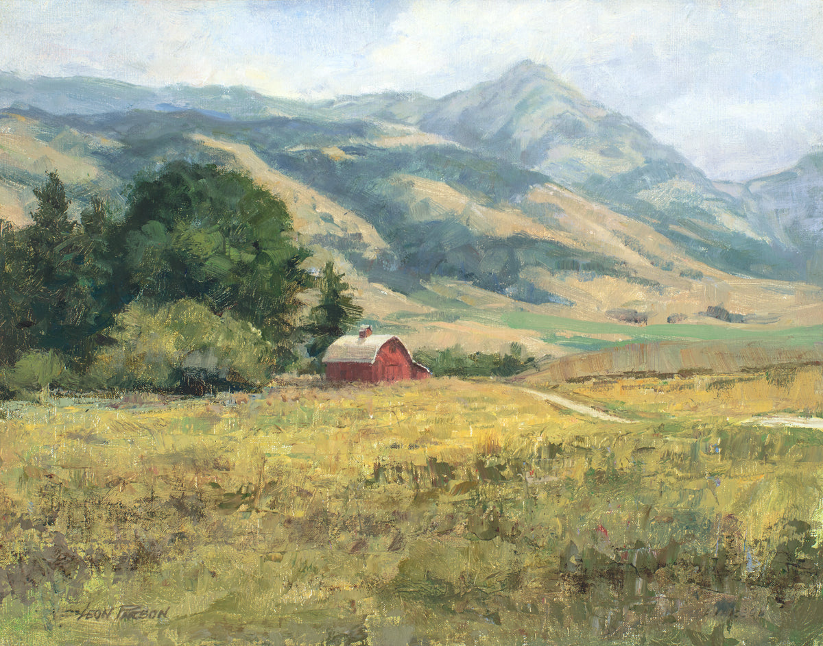 Red Barn in The Wilderness
