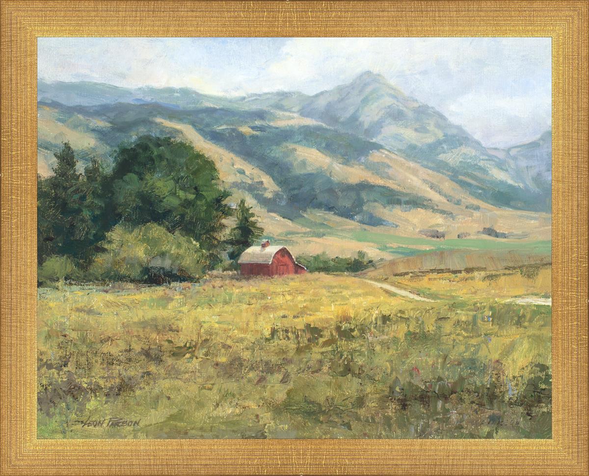 Red Barn in The Wilderness