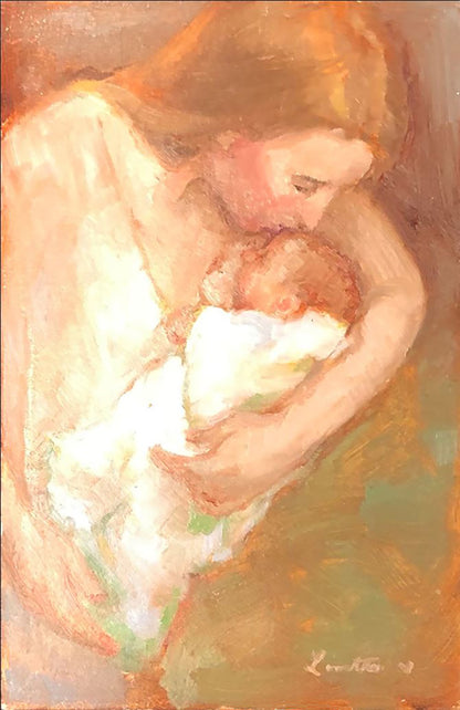 Enfolded in my Heart Original Artwork