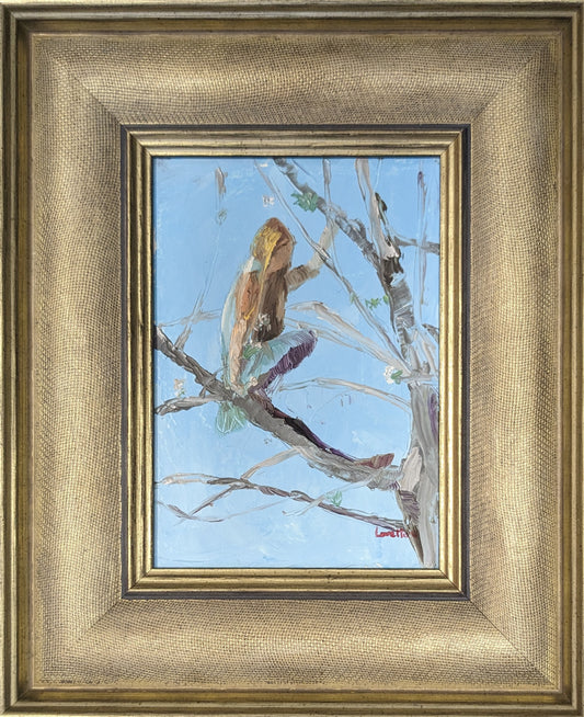 Perched Like a Bird Original Artwork