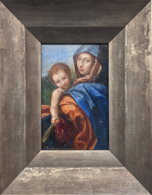 Maddonna and Child with Olive Branch Original Artwork