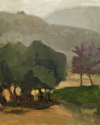 Golden Mountain Light Original Artwork