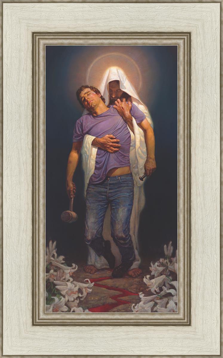 Forgiven by Thomas Blackshear II is an image of Jesus Christ