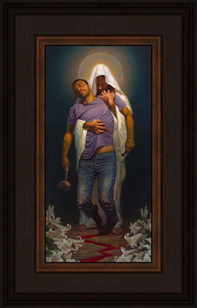 Forgiven II by Thomas Blackshear II is an image of Jesus Christ