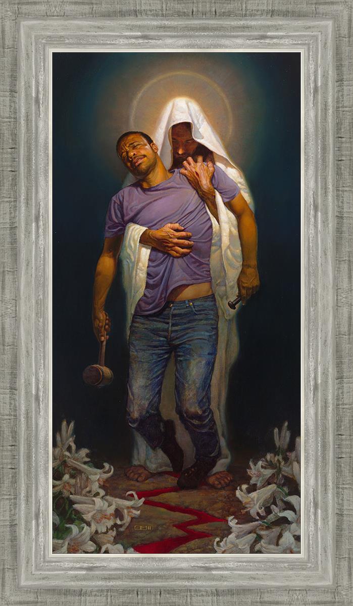 Forgiven II by Thomas Blackshear II is an image of Jesus Christ