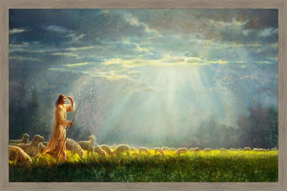 One Fold and One Shepherd Large Wall Art