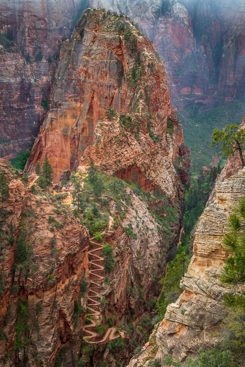 Angels Landing Open Edition Canvas / 20 X 30 Rolled In Tube Art
