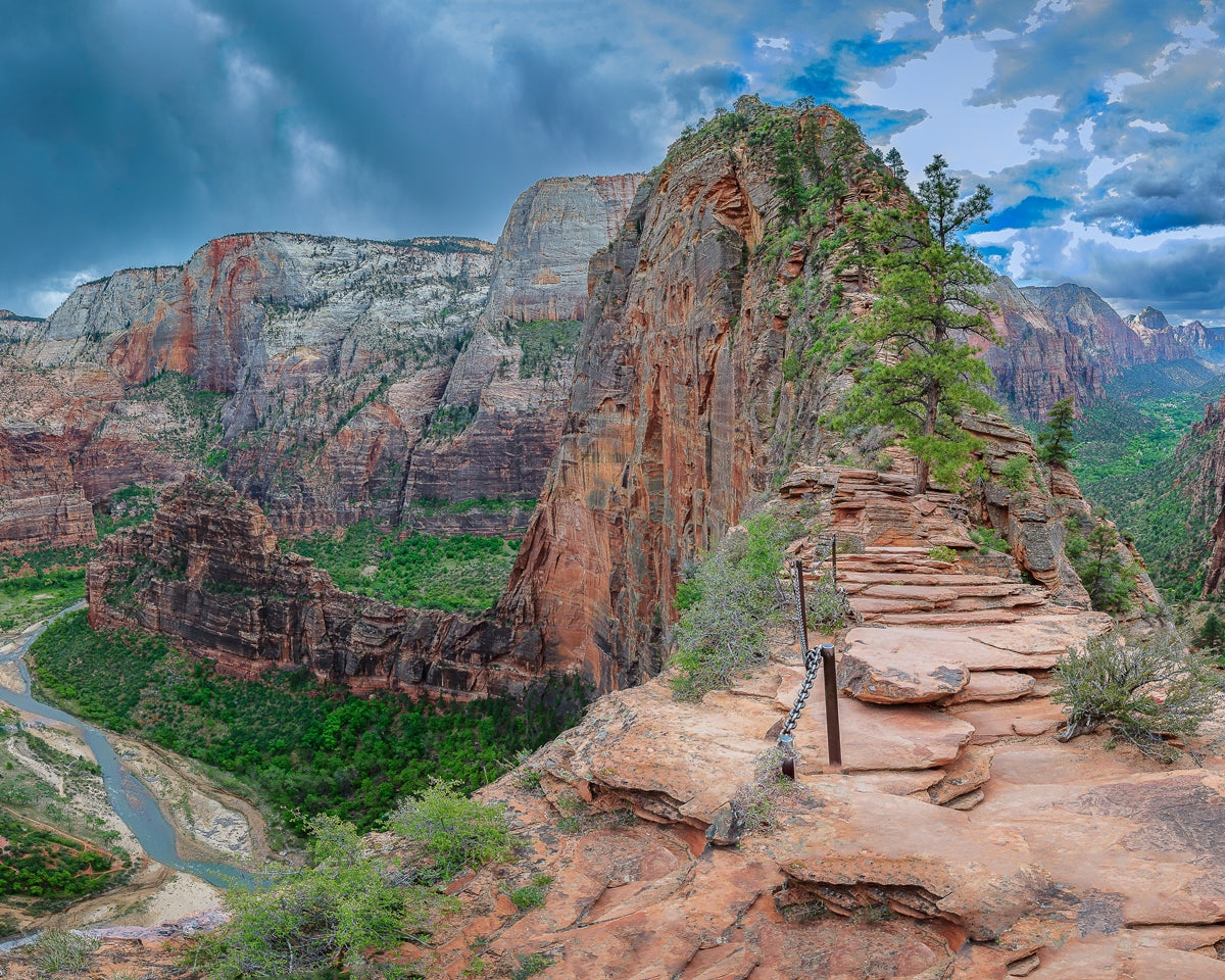 Angels Landing Panoramic Open Edition Print / 10 X 8 Only Art