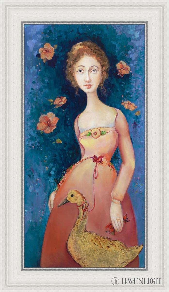 Aurelia (Golden) Open Edition Canvas / 15 X 30 White 20 3/4 35 Art