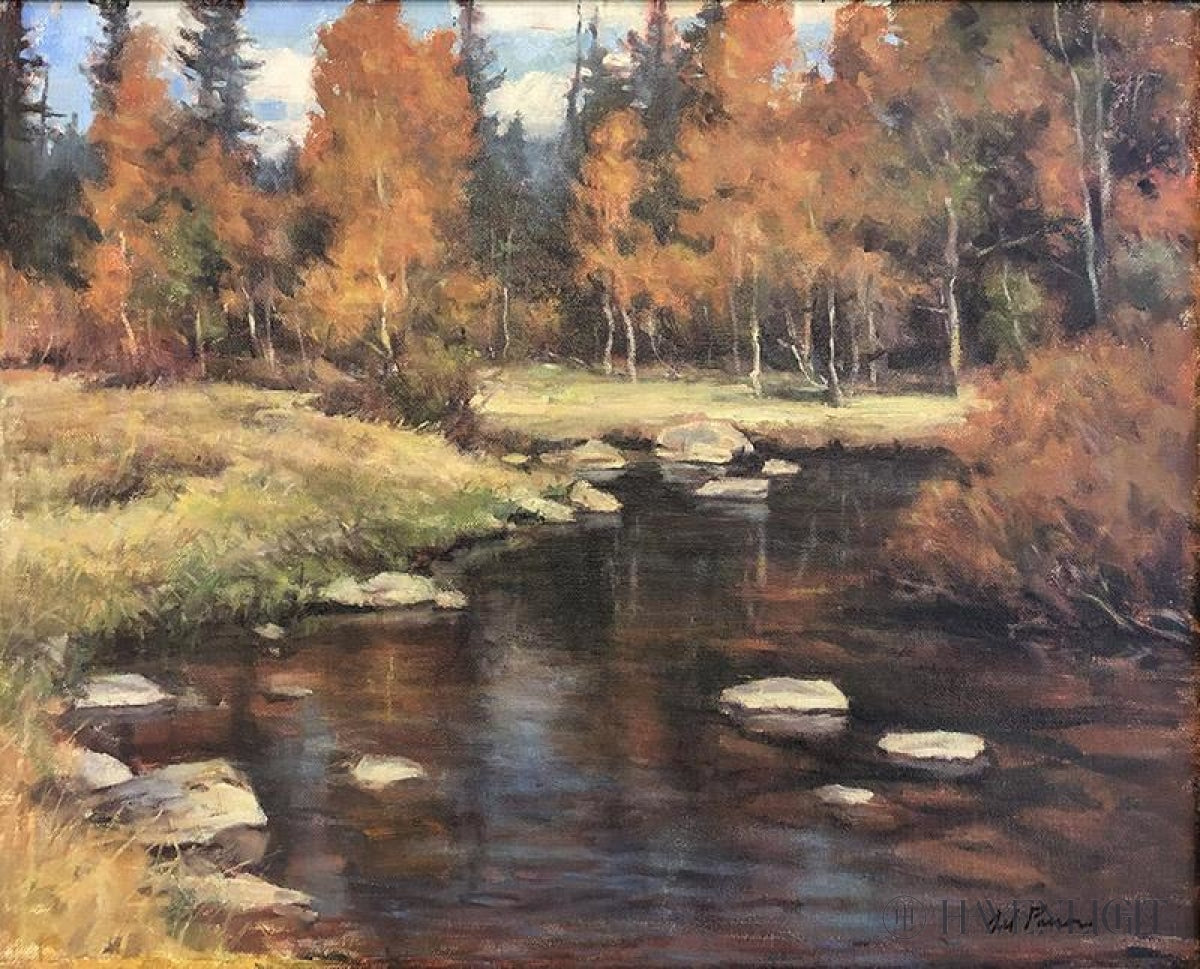 Autumnal Stream 16" x 20" Original Painting