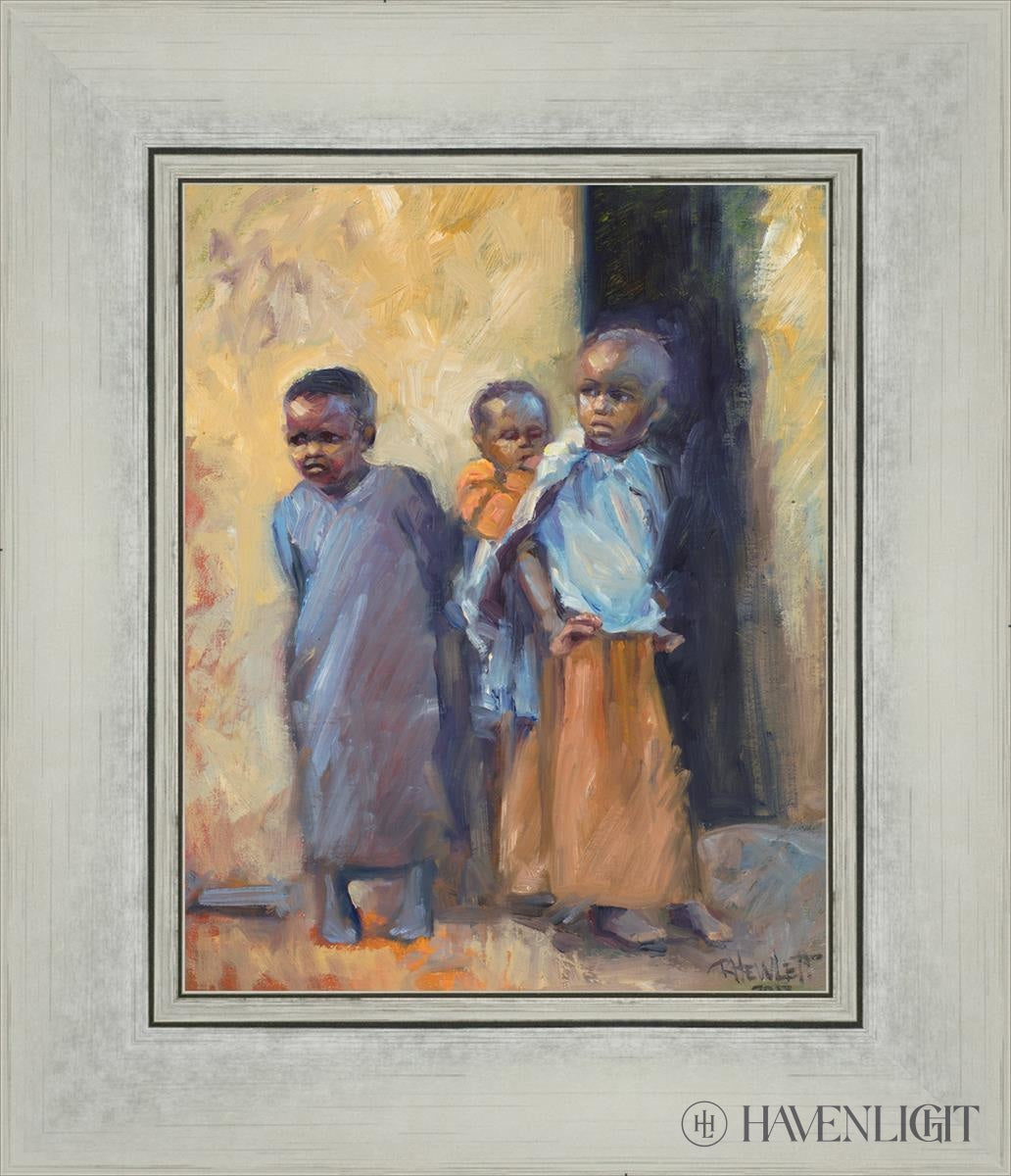 Babies Caring For Open Edition Print / 8 X 10 Silver 12 1/4 14 Art