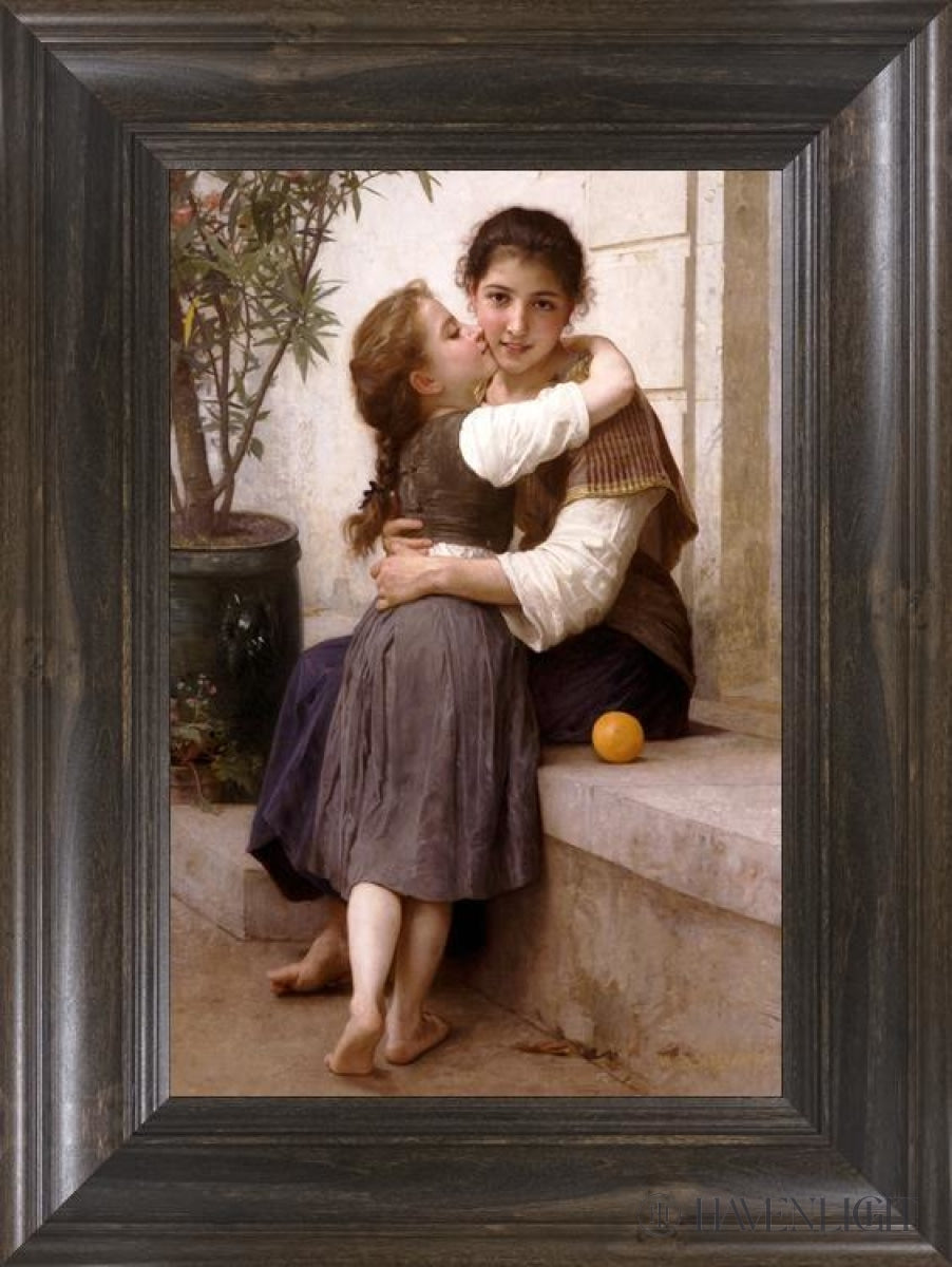 Calinerie....coaxing Open Edition Print / 12 X 18 Frame D 24 1/4 Art