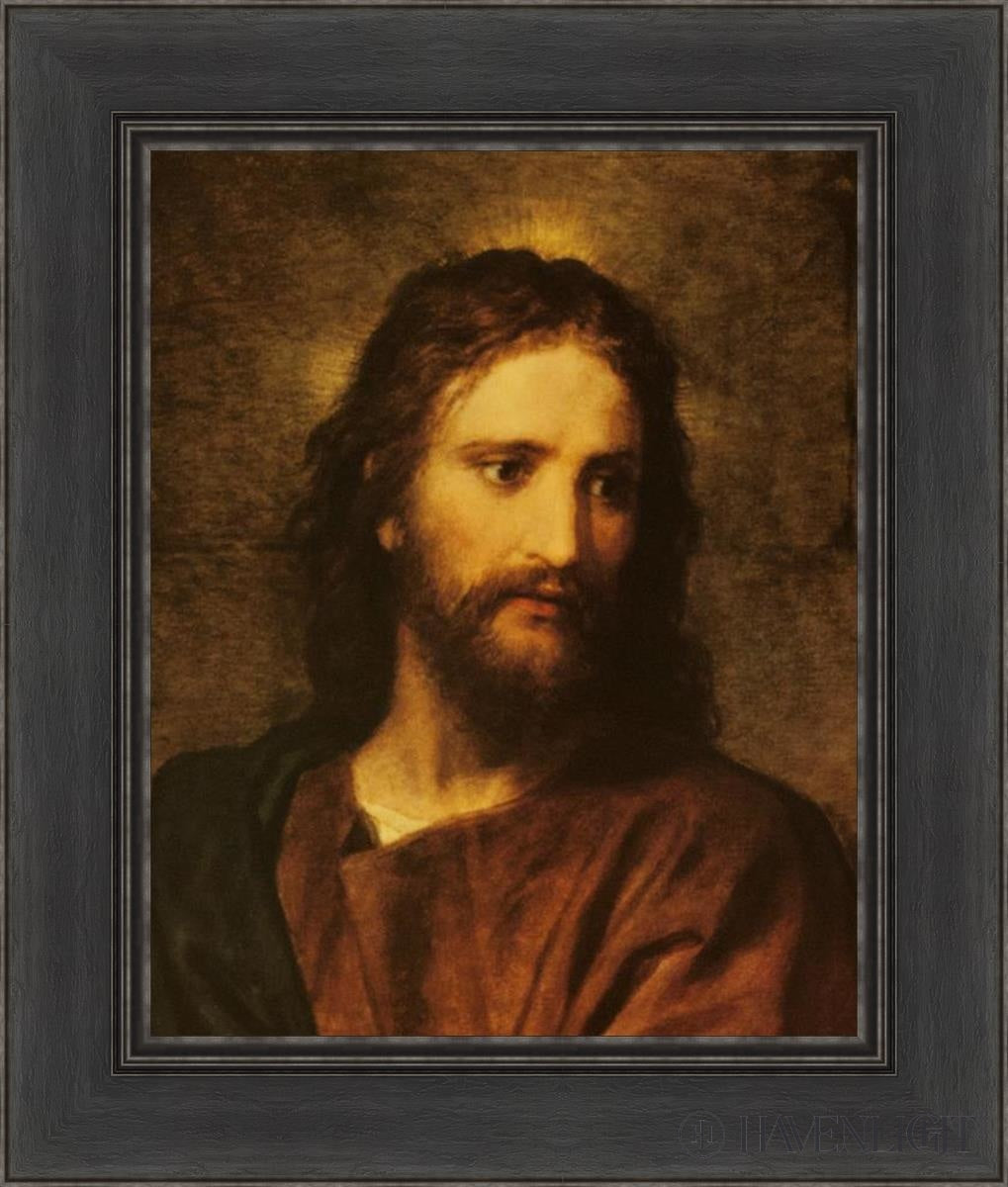 Christ At Thirty-Three Open Edition Canvas / 16 X 20 Black 22 1/2 26 Art